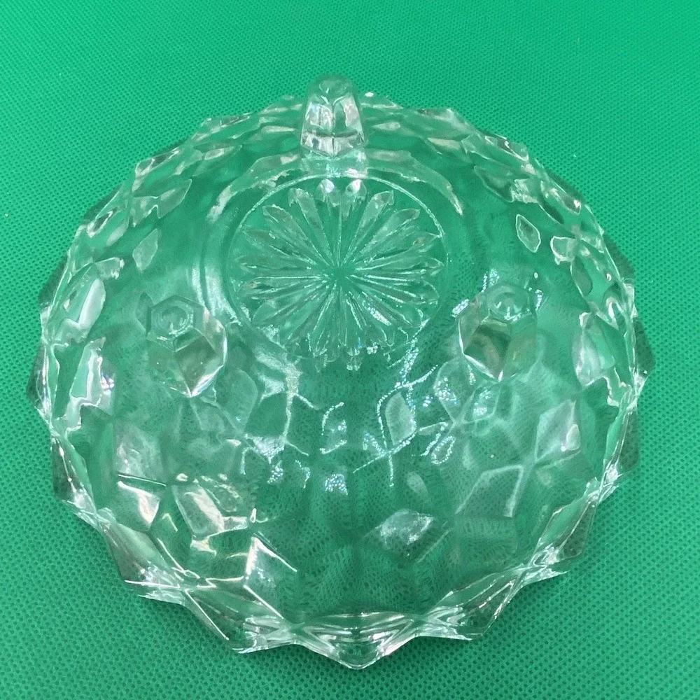 fostoria american tri footed candy dish mint condition 6